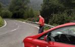Un agente de Policía Foral, en  las 'no fiestas' de Goizueta