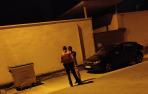 Momento de la detención del imputado con 0.84 mgr/l cuando regresaba a Pamplona tras un botellón en Artajona
