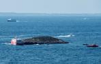 Evacuado a Mallorca un menor herido grave tras chocar un ferry contra un islote en Ibiza