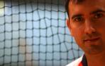 Mikel Urrutikoexea, este miércoles después de elegir material para el partido del Cuatro y Medio contra Joseba Ezkurdia en el Labrit