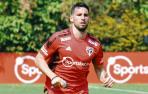 Calleri, con el Sao Paulo.