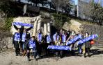 Los aficionados del Injerto visitaron la cuenca minera del Utrillas antes del partido