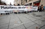 Manifestación contra la reforma de la ley de seguridad ciudadana en Pamplona