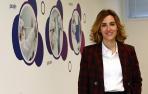 Elena Erroba Esquíroz, en uno de los despachos de 3P, en Noáin