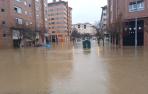 Inundaciones en la zona de las Oblatas