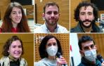 Berta Santafé, Baltasar Martos, Jon Lizarraga, Leire Rípodas, Virginia Gómez e Íñigo Mikeleiz