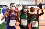 Nassim Hassaous, Mohamed Katir y Rodrigue Kwizera