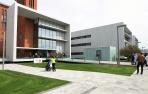 Imagen del Hospital San Juan de Dios, en el barrio de Beloso Alto de Pamplona