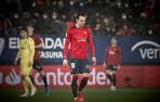 Kike García, en el pasado Osasuna-Cádiz disputado en el estadio de El Sadar