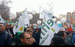 Vídeo de EHNE, en la manifestación de Madrid en apoyo al campo