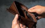Imagen de una cartera abierta vacía