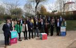 Participantes en el foro Impulsar Navarra, este viernes 8 de abril