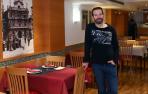 Iñaki Elarre Larraza, en el salón del restaurante San Fermín
