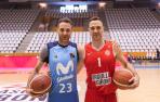 Álex y Txemi Urtasun en Girona antes del partido de este viernes