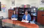 El director general de Educación, Gil Sevillano, y la directora de la Escuela, Fuensanta Honrubia