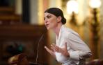 La candidata de Vox a la presidencia de la Junta de Andalucía, Macarena Olona, en el Congreso