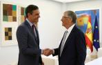 Pedro Sánchez Bill Gates