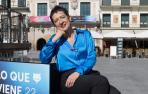 María Guerra, presidenta de la Asociación de Informadores Cinematográficos de España, este miércoles en Tudela.