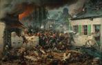 El ataque prusiano en Plancenoit, por Adolph Northen