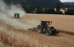 Vídeo de agricultores haciendo cortafuegos en las proximidades de Gallipienzo