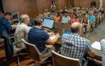 Imagen de la asamblea de la Mancomunidad de Montejurra celebrada este miércoles