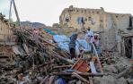 Afectados por el terremoto de Afganistán.