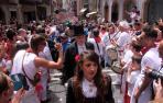 Incidentes procesión San Fermín