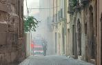 Incendio en una vivienda de la calle Portal de Tudela