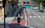 Carril bici calle Julián Gayarre