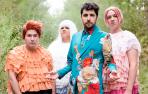 Xavi Francés, Aitor Galisteo-Rocher, Esther López y Marc Rius, el elenco de actores de la compañía La Calòrica, que darán vida al espectáculo "Las ave"s.