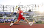 Lanzamiento de Manu Quijera en el Mundial de Atletismo celebrado en Eugene