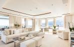 Interior del navío de Beyoncé y el rapero Jay Z