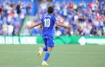Enes Unal celebra su gol ante la Real Sociedad