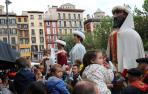 Fotos del recorrido de la Comparsa de Gigantes y Cabezudos de este sábado 24 de septiembre.