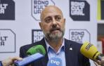 El delegado del Gobierno en Navarra, José Luis Arasti, en la sede principal de Correos en Pamplona.