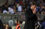 Diego Simeone, durante el partido de este martes