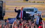 El expresidente Donald Trump, en un acto reciente