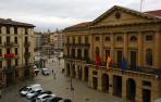 Sede del Gobierno de Navarra, desde el Paseo de Sarasate.