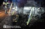 Imagen del estado en el que quedó el vehículo accidentado