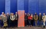 El director general de Cultura, Ignacio Apezteguía, con responsables y participantes en el Programa Landarte