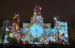 Videomapping de Navidad en el Palacio de Cibeles