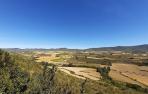 Cultivos en el valle de Aibar, donde se disputó una batalla en 1451 entre agramonteses y beaumonteses