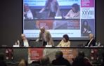 Desde la izquierda: Xavier Martínez, Manuel Martín, Cristina Bayona (moderadora) y José Luis Bernal, en las jornadas