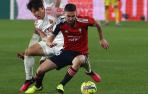 Kang In Lee y Moi Gómez, en el partido Osasuna-Mallorca