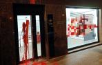 Imágenes de las pintadas y carteles en cinco barrios de Pamplona