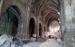 monasterio La Oliva en obras