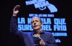 Fernando Rueda, este viernes, durante su intervención en El crimen a escena, en el festival Pamplona Negra