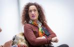Arantza Mendióroz durante su intervención en la mesa 'Más allá del duelo: el recuerdo'.