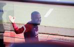 Dani Alves durante un entrenamiento con el FC Barcelona en el Camp Nou en 2022