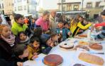Las familias aportaron aperitivos dulces y salados para el Almuerzo Solidario del colegio de Cáseda
